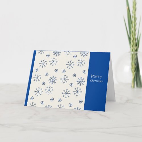 Merry Christmas Snowflake card