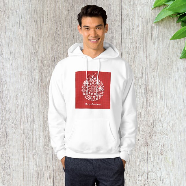 Merry Christmas Snowflake Mens Hoodie (Creator Uploaded)