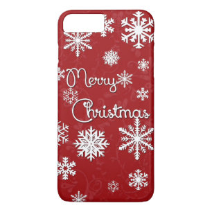 Merry Christmas Snowflake Phone Case