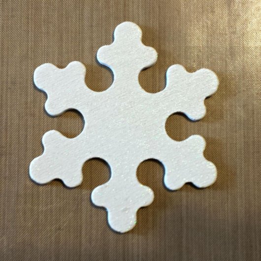 Merry Christmas Snowflake Sign (WoodenSnowflake)