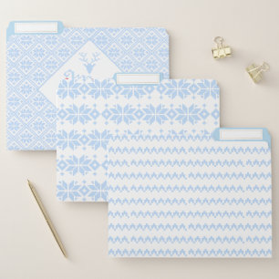 Merry Christmas Snowflake Spirit File Folder