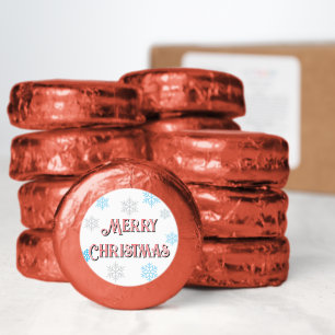 Merry Christmas Snowflakes Dipped Oreo Cookie Favors
