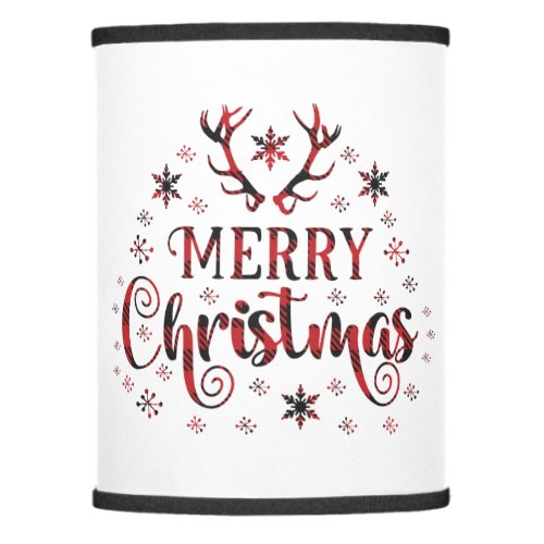 Merry Christmas Snowflakes Happy New Year Lamp Shade