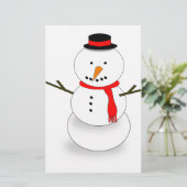 Merry Christmas Snowman (Standing Front)