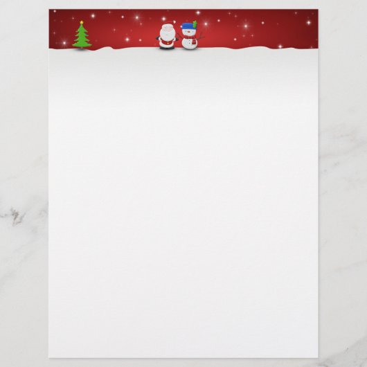 Merry Christmas Snowman and Santa (Front)