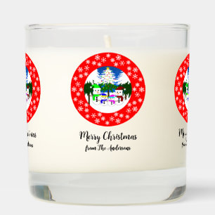 Merry Christmas! Snowman Family Scented Candle