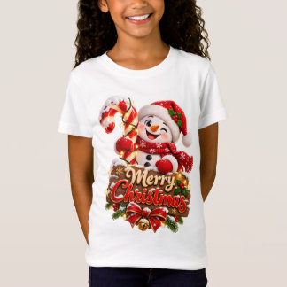 Merry Christmas Snowman T-Shirt