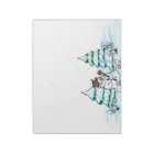 Merry Christmas! Snowman with Cat and Puppy