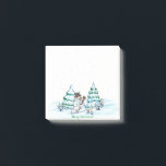 Merry Christmas! Snowman with Cat and Puppy Post-it Notes<br><div class="desc">Merry Christmas! Snowman with Cat and Puppy - little Dog ~~~ colored pencil drawing by Krisi ArtKSZP ~~~ Store Category >>> Merry Christmas for Kids >>> Snowman with Cat and Puppy</div>