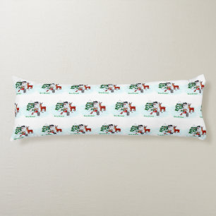 Merry Christmas! Snowman with Friends Body Pillow