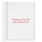 Merry Christmas Snowman with Snowballs Card (Inside (Right))