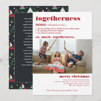 Merry Christmas | So Much Togetherness Definition Holiday Card