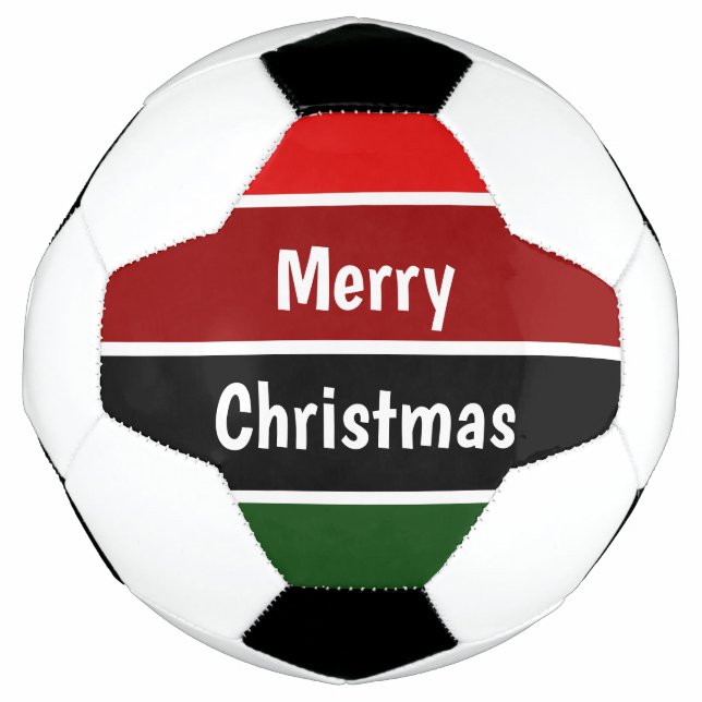 Merry Christmas Soccer Ball (Front)