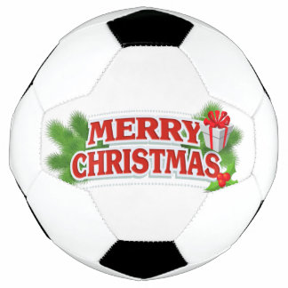 Merry Christmas Soccer Ball