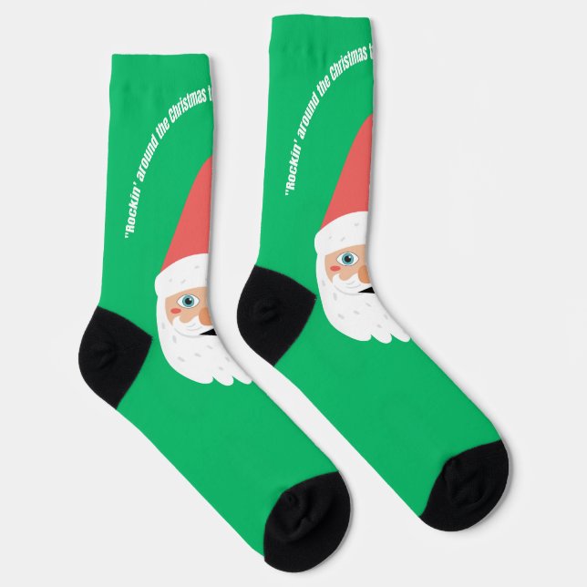 Merry Christmas Socks (Right)