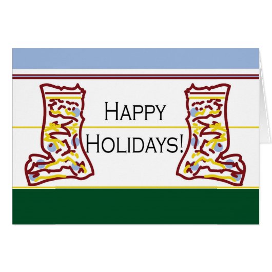 Merry Christmas Socks (Front Horizontal)