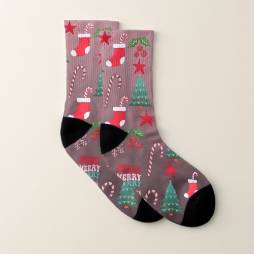 merry christmas socks