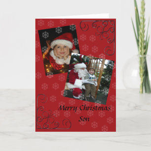 Merry Christmas son Holiday Card