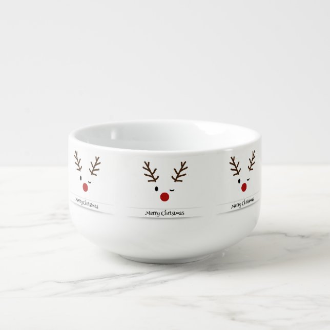 Merry Christmas!    Soup Mug (Front)