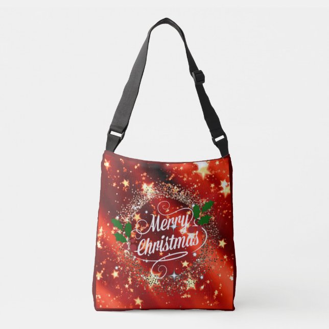 Merry Christmas sparkle and shine Crossbody Bag (Front)