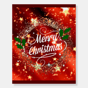Merry Christmas sparkle and shine  Foam Board