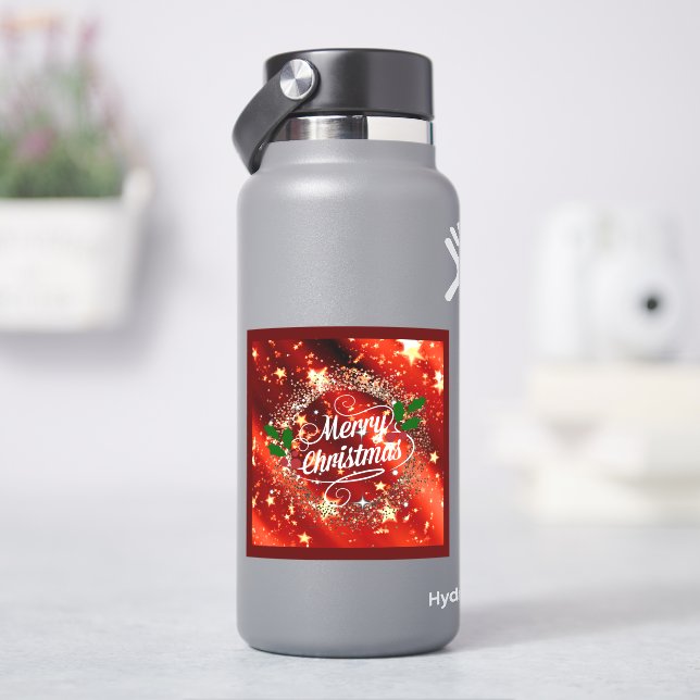 Merry Christmas sparkle and shine Sticker (HydroFlask)