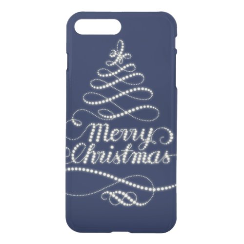 Merry Christmas Sparkle iPhone 8 Plus7 Plus Case