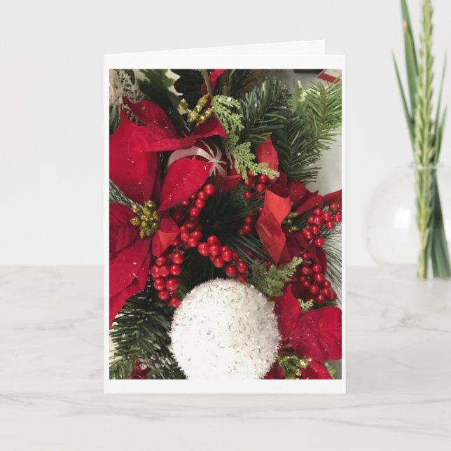 **MERRY CHRISTMAS** SPECIAL TIME SPECIAL PEOPLE HOLIDAY CARD (Front)