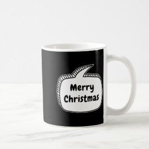 Merry Christmas Speech Bubble  Coffee Mug