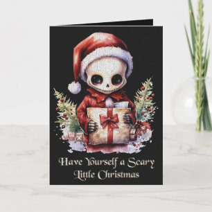 Merry Christmas Spooky Gothic Card