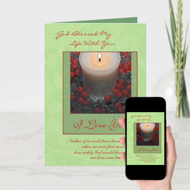 Merry Christmas Spouse Holiday Card Zazzle