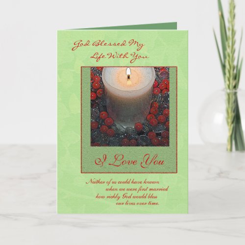 Merry Christmas Spouse Holiday Card