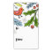 Merry Christmas Spruce Boughs Gift Tag