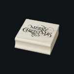 Merry Christmas Stamp<br><div class="desc">This stamp is of wood and features a Merry Christmas graphic print. 
Customize this item or buy as is.




Stock Image</div>
