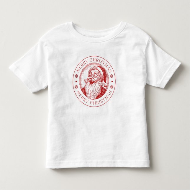 Merry Christmas STamp Toddler T-shirt (Front)