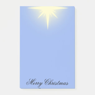 Merry Christmas Star Post-it Notes