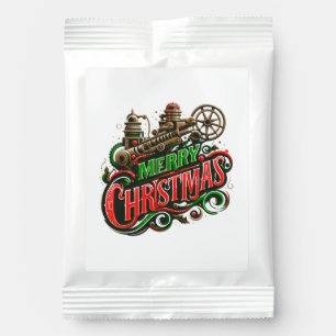 Merry Christmas steampunk Hot Chocolate Drink Mix