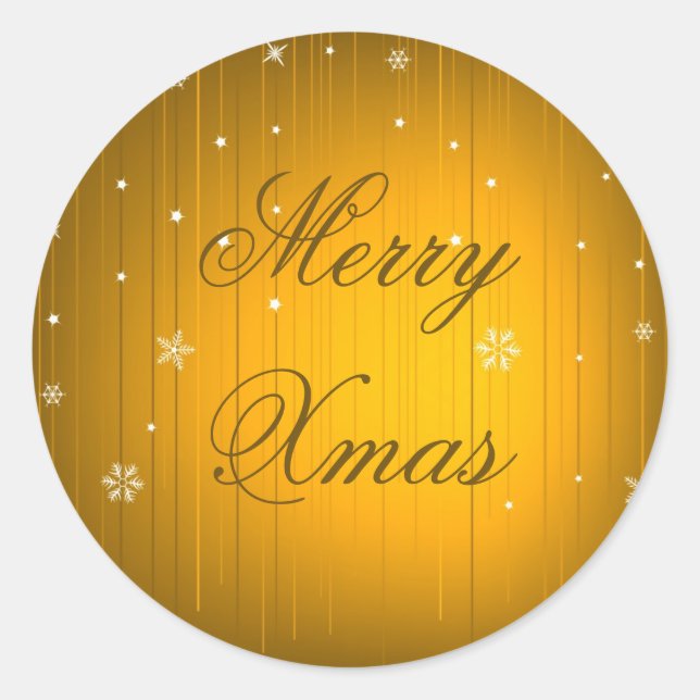 Merry Christmas Sticker (Front)