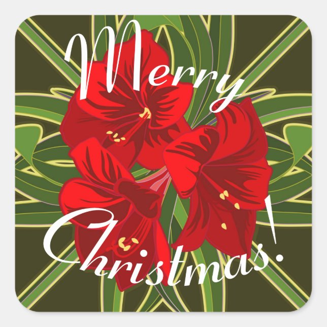 Merry Christmas Sticker (Front)