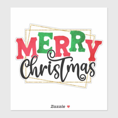 Merry Christmas  Sticker