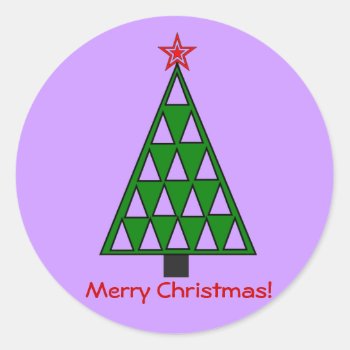 Merry Christmas  Sticker by ggbythebay at Zazzle