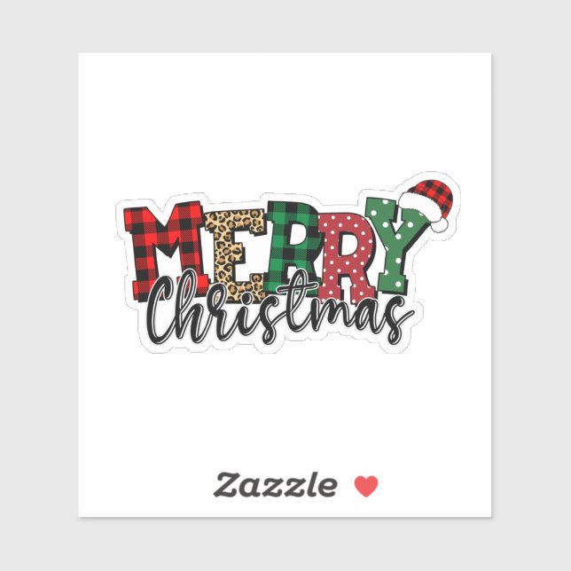 Merry Christmas Sticker (Sheet)