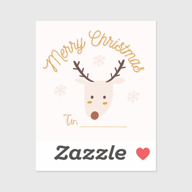 Merry Christmas Sticker (Sheet)