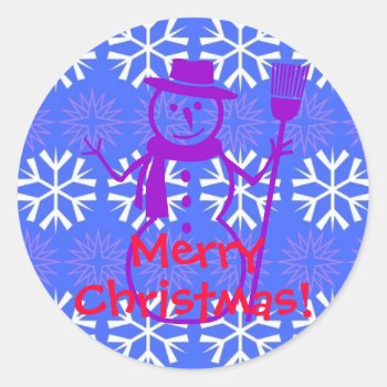 Merry Christmas Sticker by ggbythebay at Zazzle