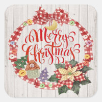 Merry Christmas Sticker