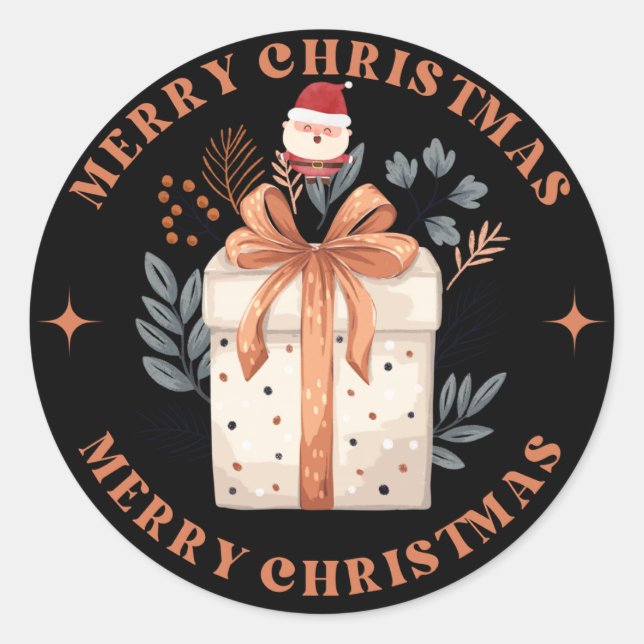 Merry christmas  sticker (Front)