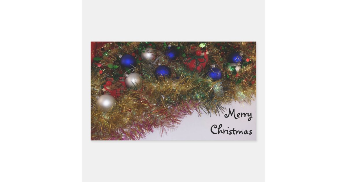 Merry Christmas Sticker | Zazzle.com