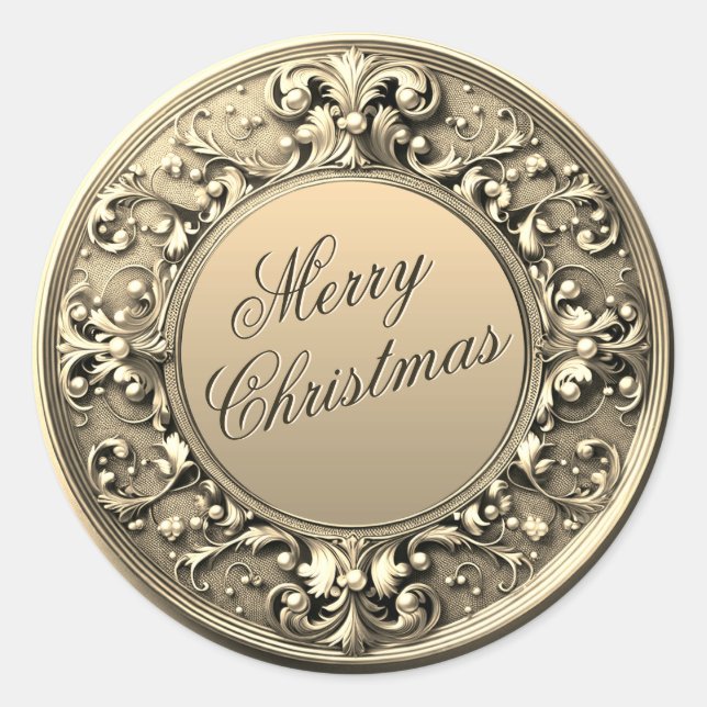 Merry Christmas Sticker (Front)