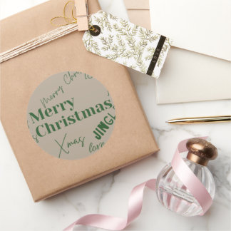 Merry Christmas Sticker