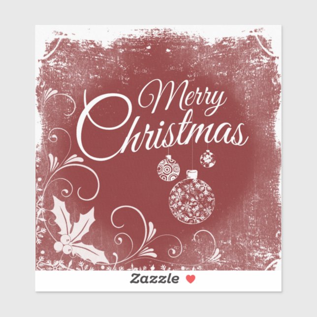 "Merry Christmas" Sticker (Sheet)